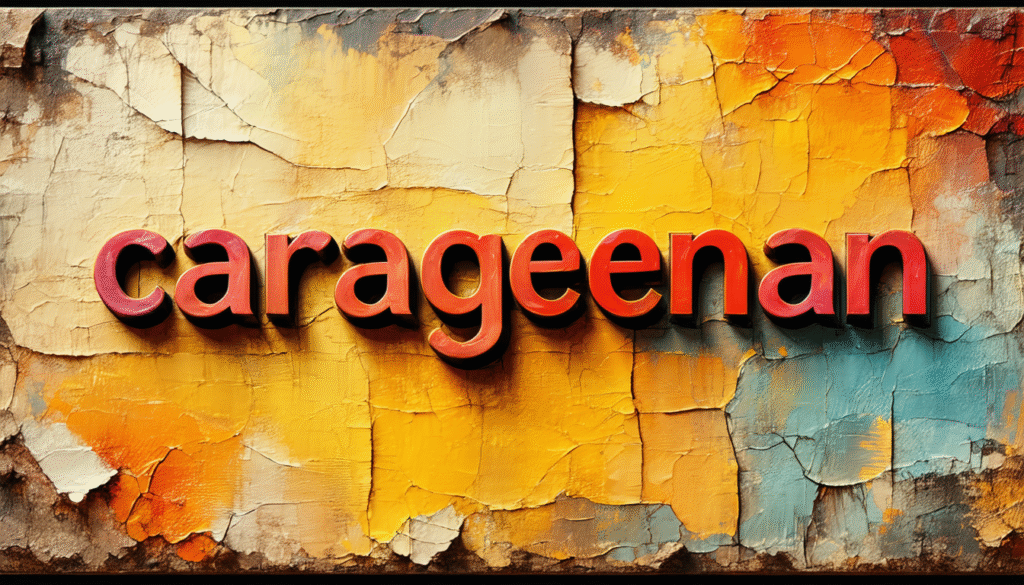 Analysis Of Carrageenan